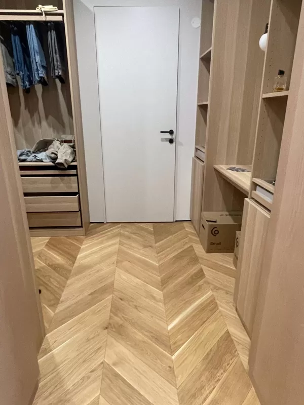 Living šķirojuma parkets